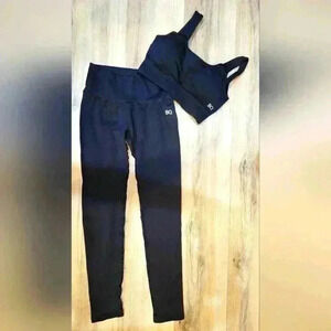 BQ ribbed leggings with built-in ribbed bra tank 2 PCS set O6.11.250.4